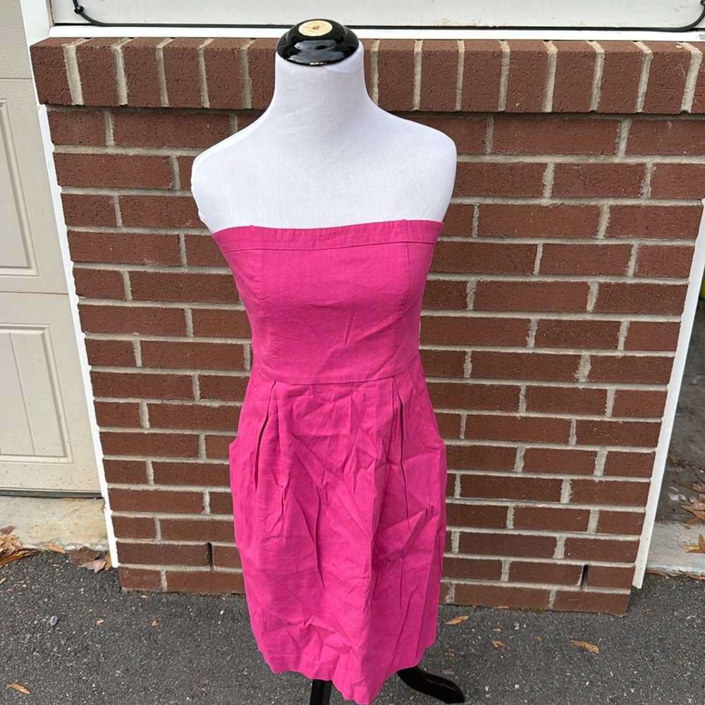Theory strapless dress